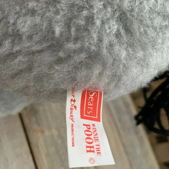 Vintage Disney Eeyore Stuffed Animal Sears Plush Winnie the Pooh - Picture 3 of 13